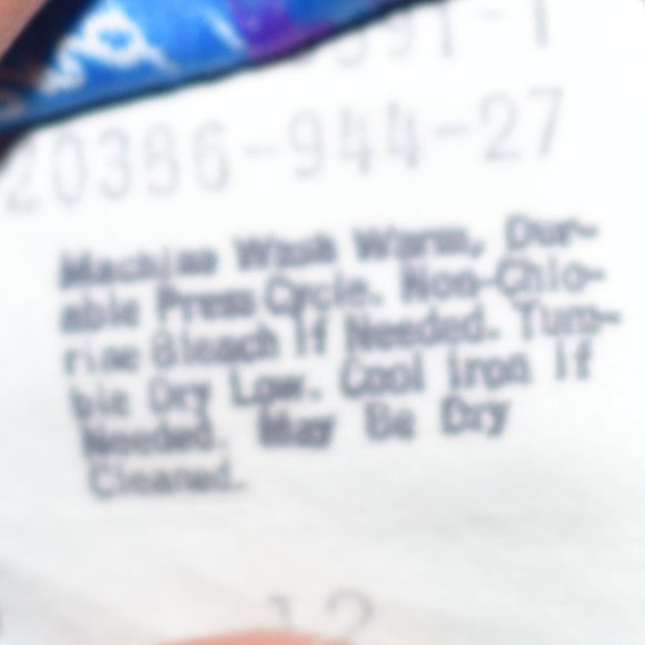 Vintage Purple Levi Strauss Bend Over Skirt Made in USA - Picture 7 of 7